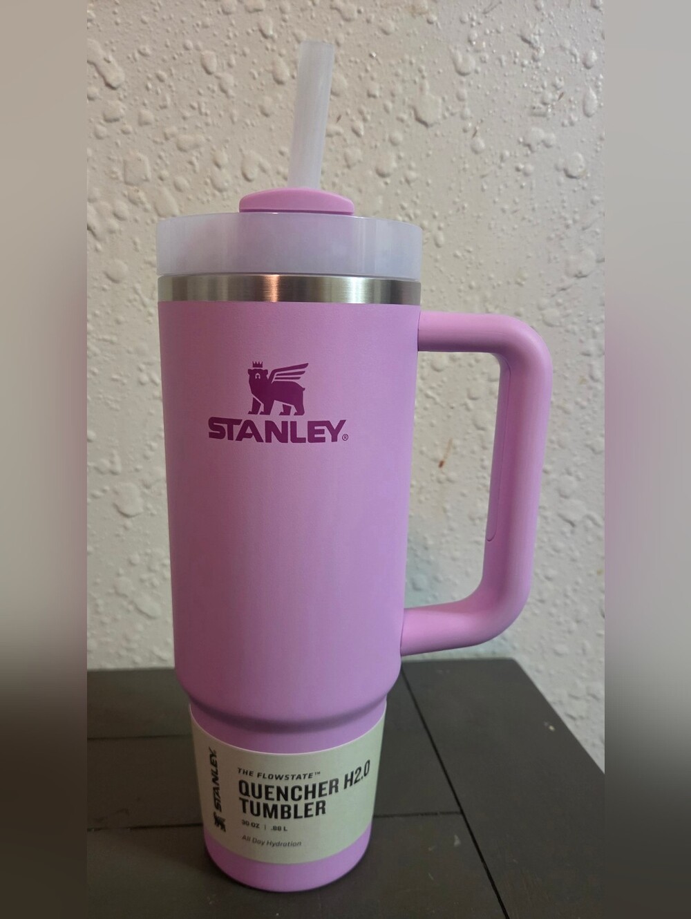 Stanley Orchid 30 Oz Insulated Travel Mug with Handle